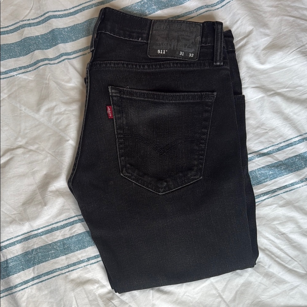Levi's Men's Slim Black Jeans
